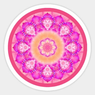 Love And Light By Mandala Magic Sticker